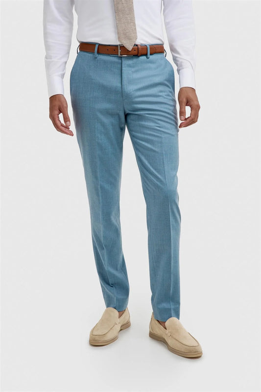 Cavani James Marine Super 130s Wool Trousers