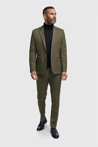 Cavani Damon Sage Tweed Blazer
