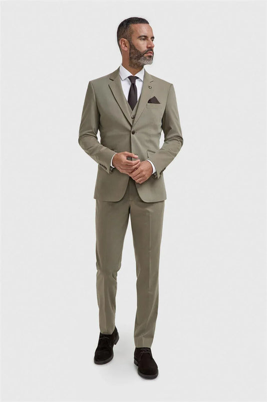 Cavani Donatella Sage Three Piece Suit