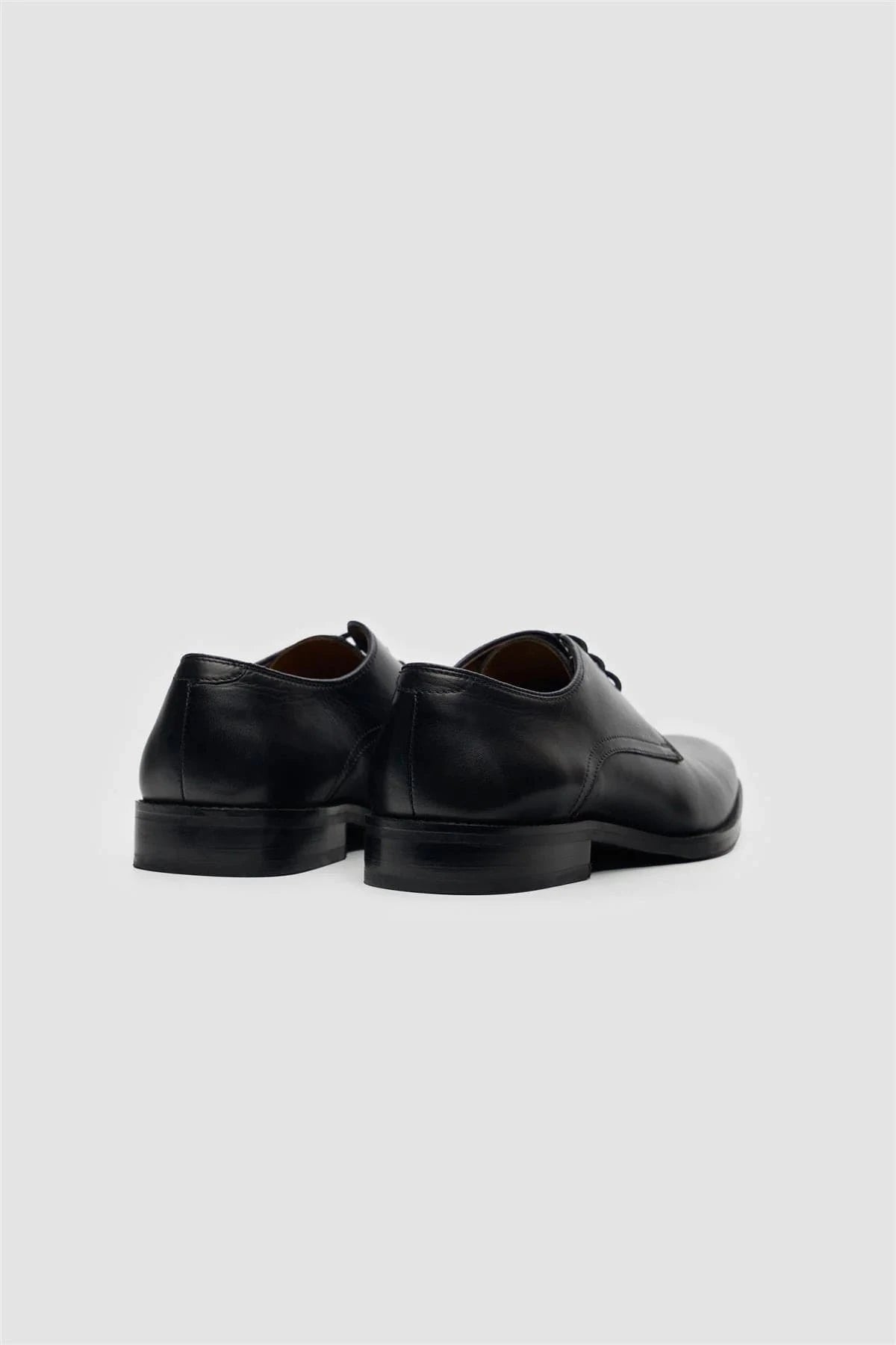 CAVANI TAYLOR BLACK LEATHER SHOES