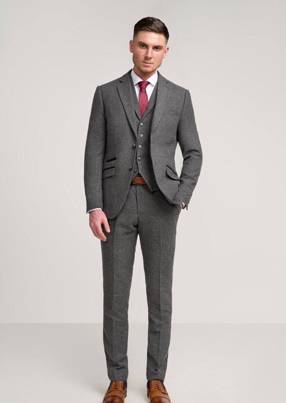 Cavani Cosmo Grey 3-Piece Suit | Menz Suits