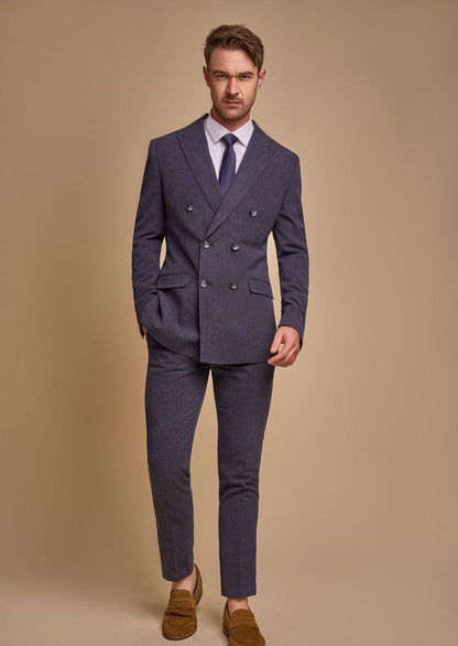 TOKYO NAVY DOUBLE BREASTED 2-PIECE SUIT