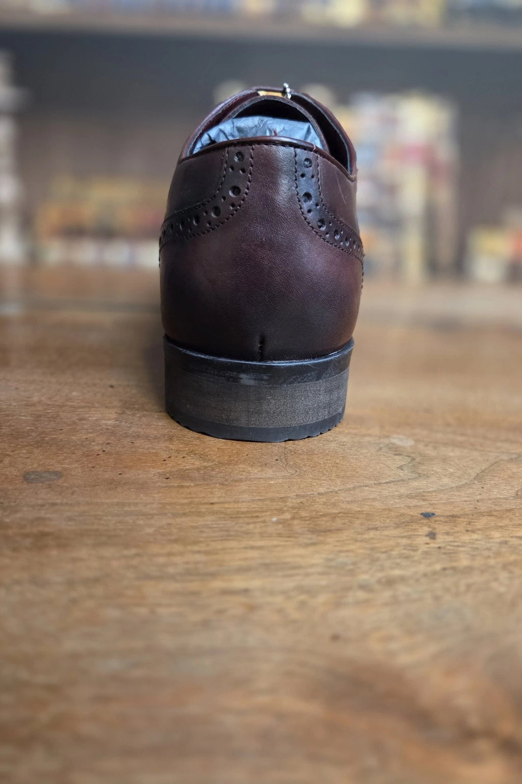 Cavani Faro Bordo Leather Shoes