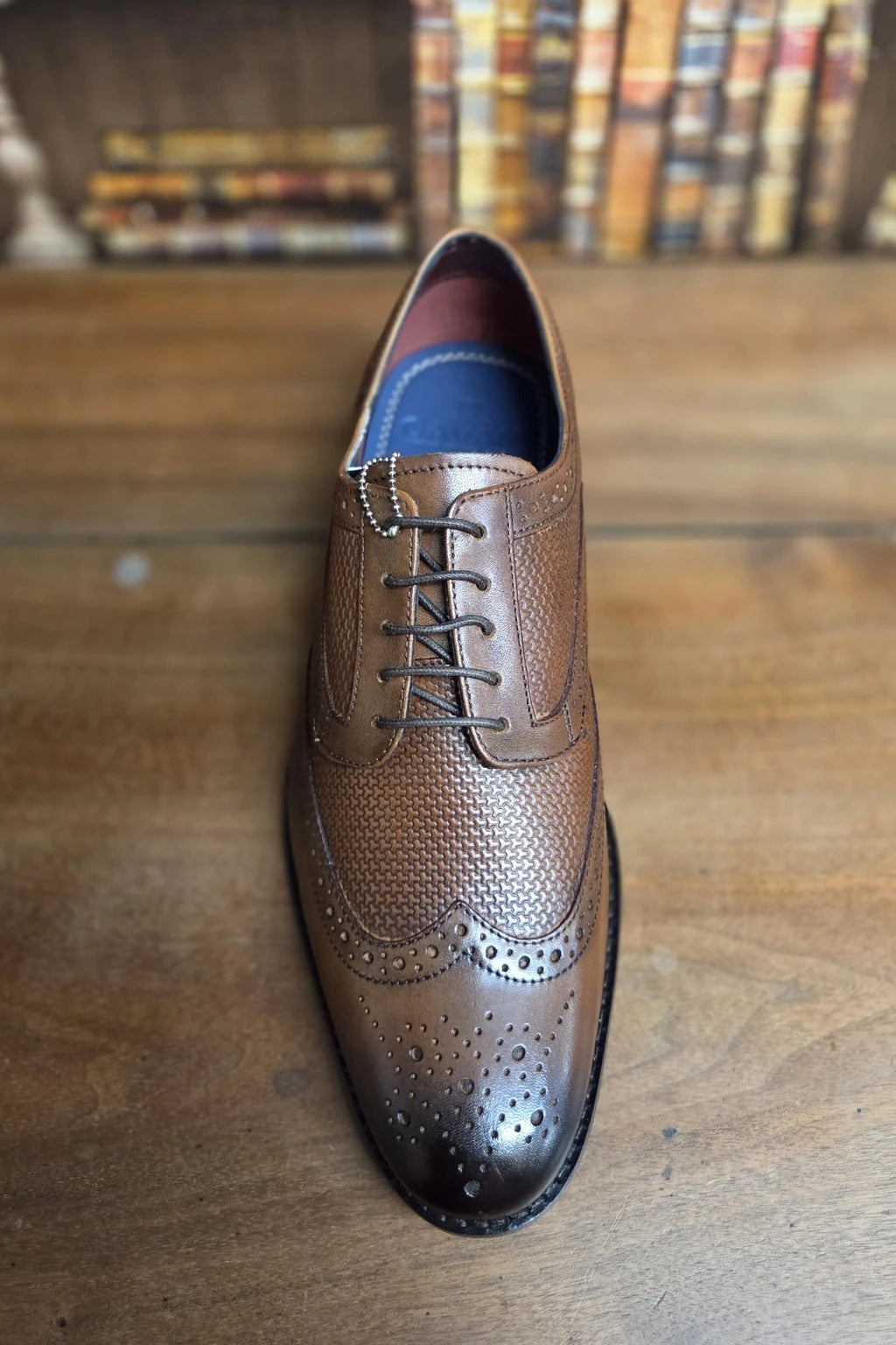 Cavani Orleans Brown Leather Shoes