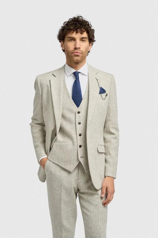 Cavani Thomas Pearl Tweed 3-Piece Suit