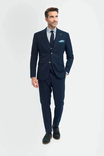 CAVANI TROPAZ NAVY 3 PIECE SUIT