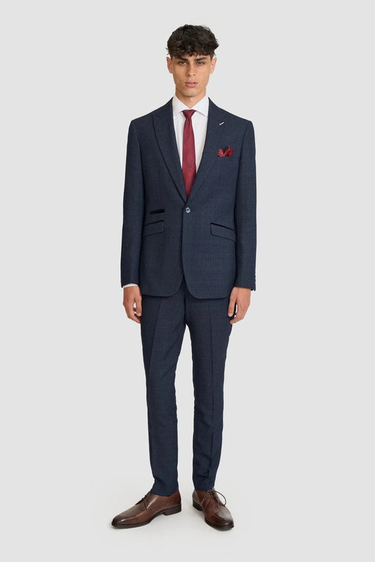 CAVANI CARIDI NAVY 2-PIECE PROM SUIT