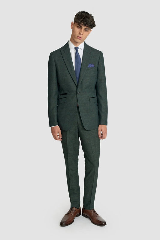 CAVANI CARIDI OLIVE 2-PIECE PROM SUIT