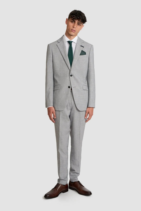 CAVANI MALIBU GREY 2-PIECE PROM SUIT