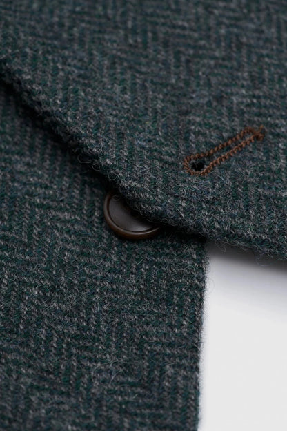 Cavani Thomas Lush Olive Tweed 3-Piece Suit