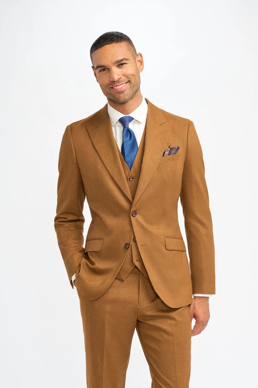 JAMES SIERRA SUPER 130s WOOL 3-PIECE SUIT