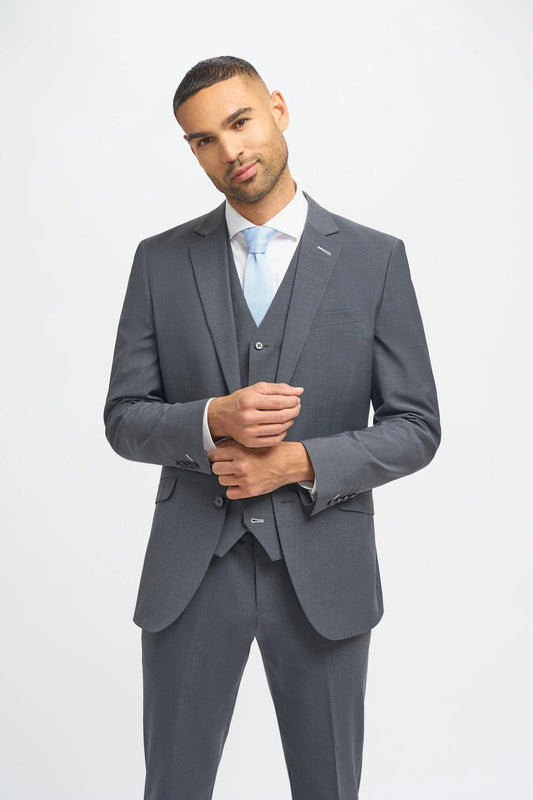 CAVANI BOND CHARCOAL 3-PIECE SUIT