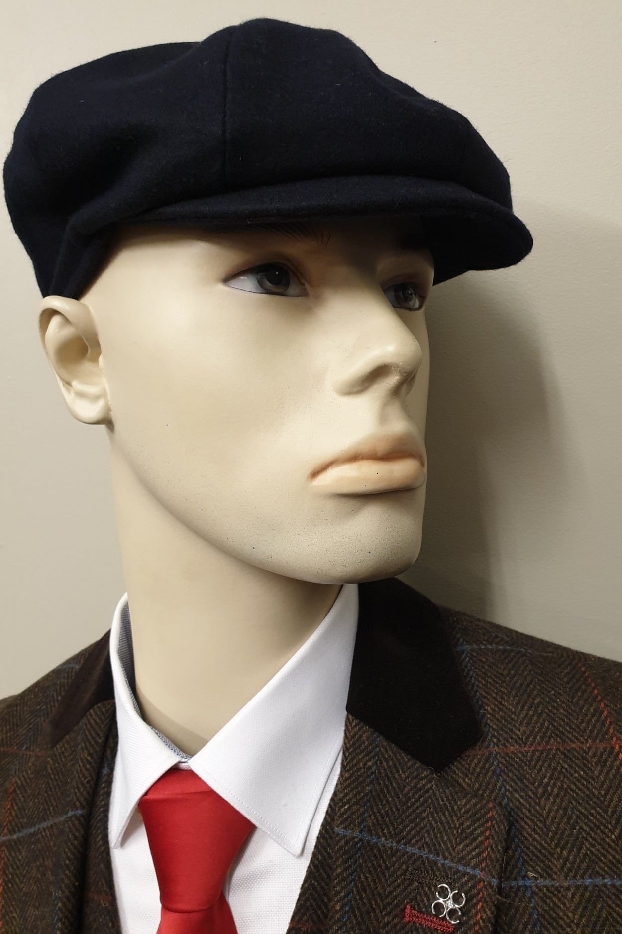 Men s Newsboy Wool Melton Caps Menz Suits