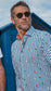 Dario Beltran Tropical Birds Stripe Shirt