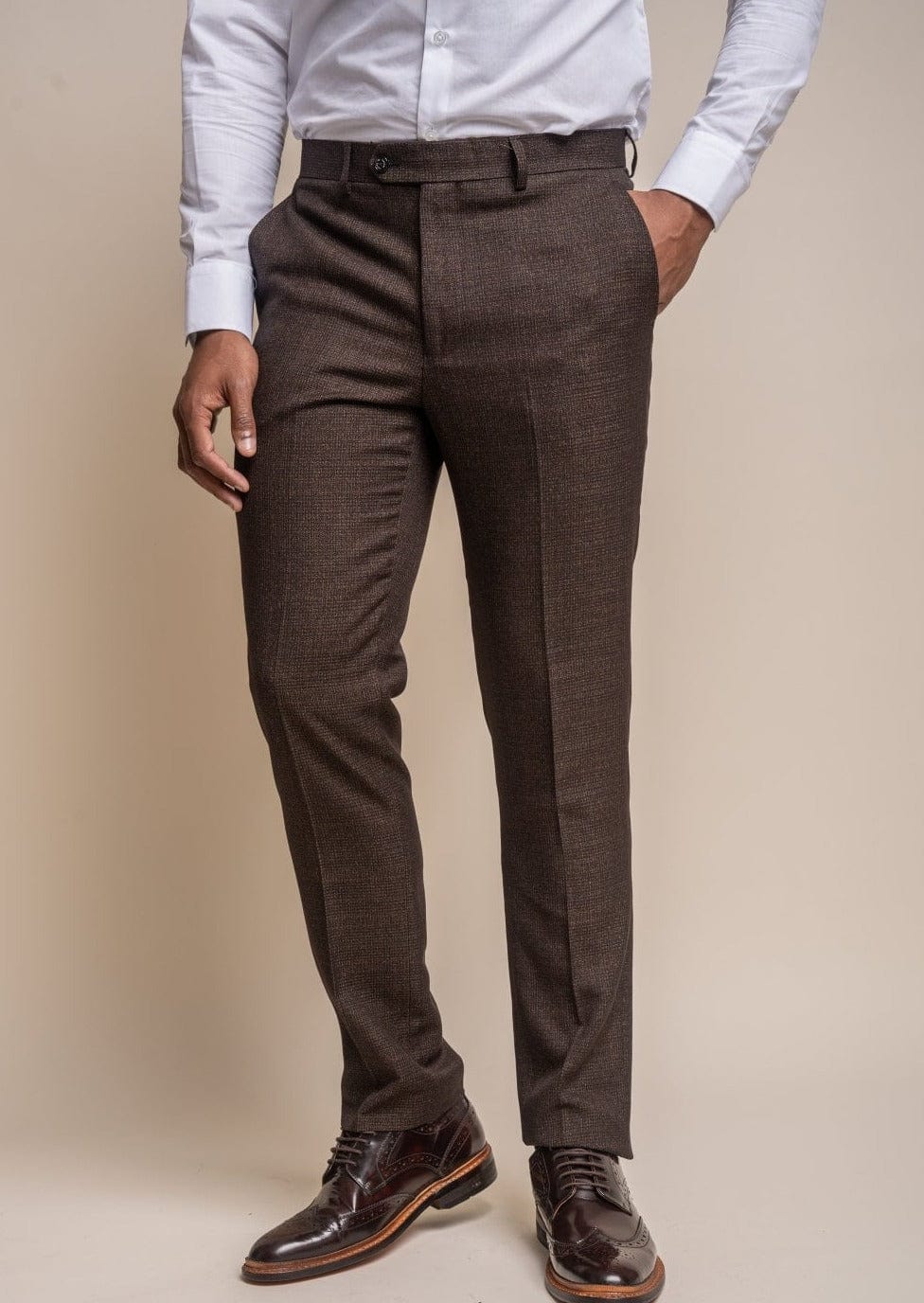 Brown trousers hi-res stock photography and images - Alamy