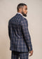 HARDY NAVY CHECK 3-PIECE SUIT