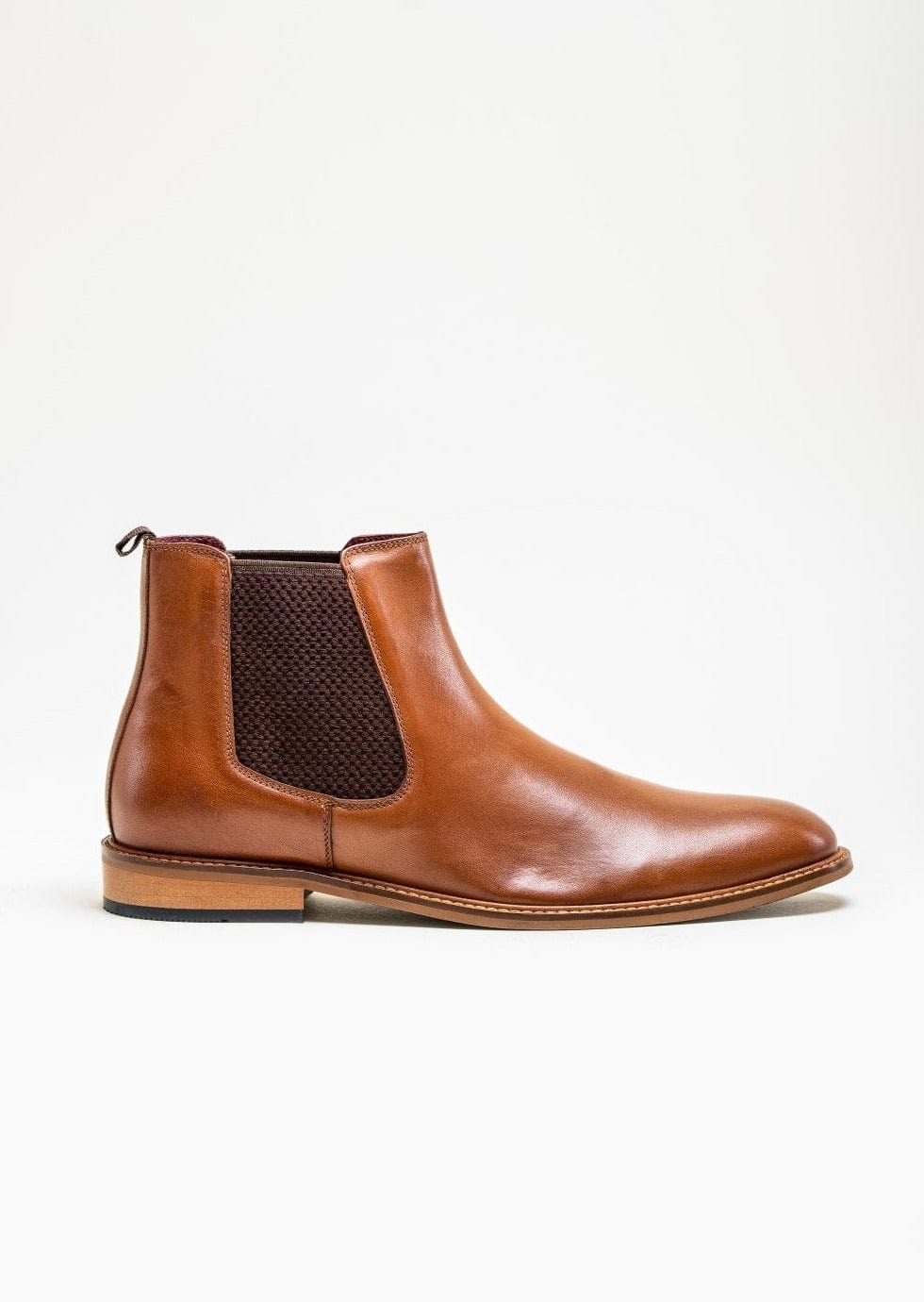 WATSON MID TAN LEATHER DEALER BOOTS
